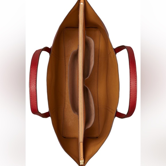 NWT Tory Burch Leather PERRY TRIPLE COMPARTMENT TOTE BAG NEW With tag dust bag - Picture 6 of 10